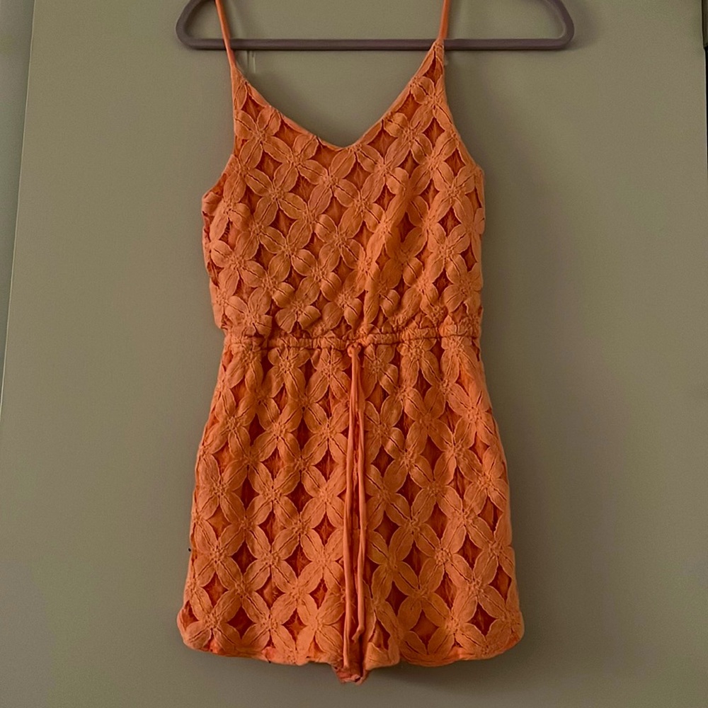 Adorable Peach Romper